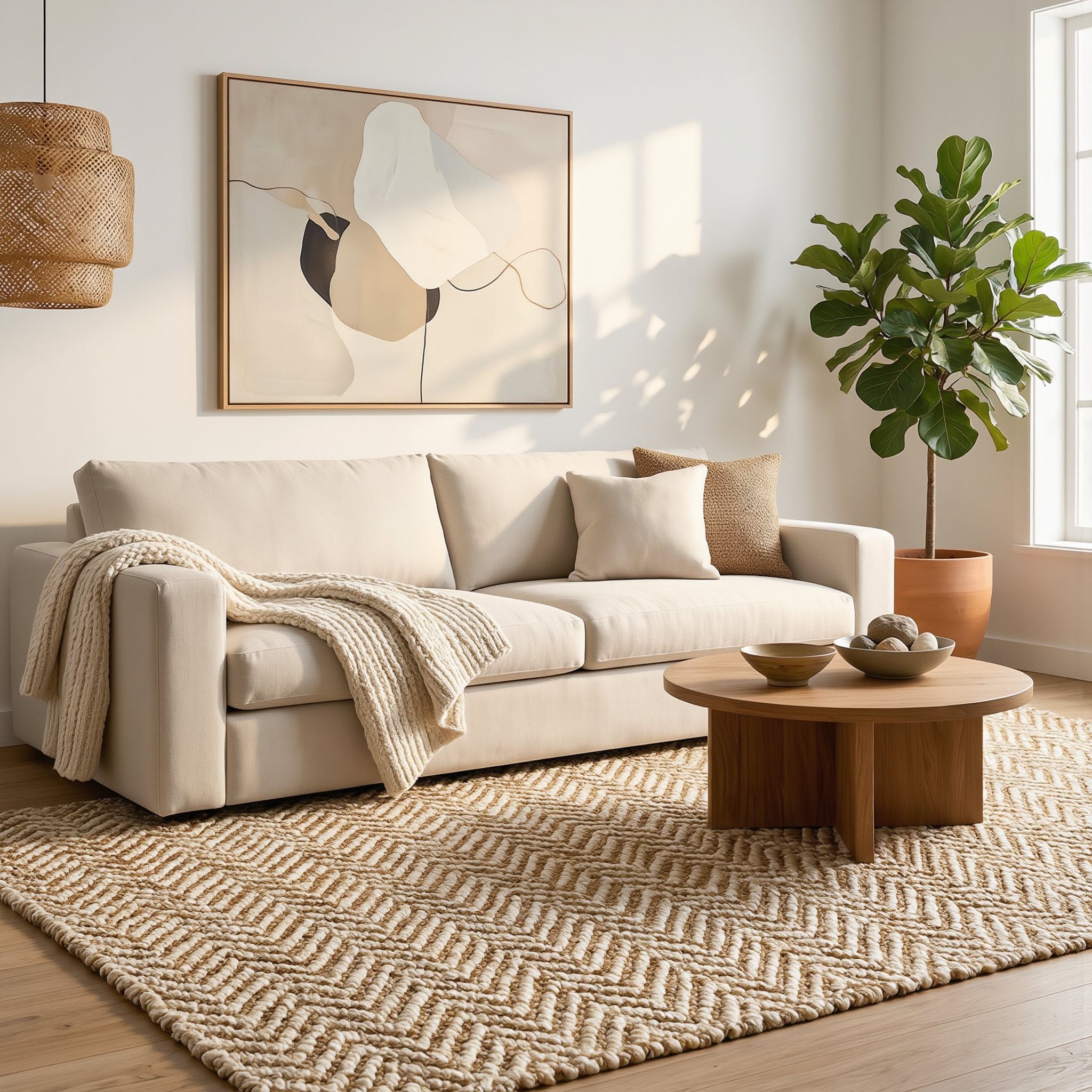 The Herringbone | Natural